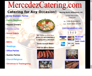 mercedezcatering.com: Mercedez Catering... for Any Occassion
Mercedez Catering... for Any Occassion