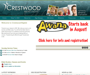 crestwoodbaptist.org: Crestwood Baptist Church
Joomla! - the dynamic portal engine and content management system