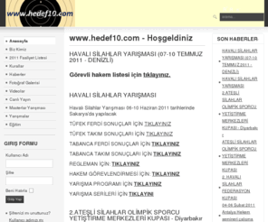 hedef10.com: www.hedef10.com - Hoşgeldiniz
Havalı Ateşli Silahlar paylaşım platformu...
