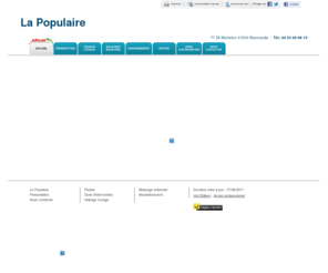 lapopulaire.net: Vidange Curage - La Populaire à Marmande
La Populaire - Vidange Curage situé à Marmande vous accueille sur son site à Marmande