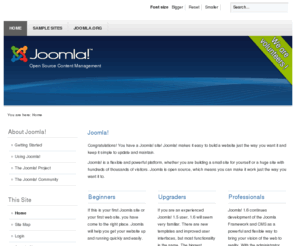 rochendemo.com: Home
Joomla! - the dynamic portal engine and content management system