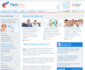 fastlaneseo.com: Multilingual SEO Company | Search Engine Optimization | Fastlane SEO
Doing business in other countries? Our Multilingual SEO and international marketing strategies &
   panel of SEO experts will help you achieve your goals.