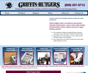 griffinrutgers.com: Carton Printing Machine, Date Coder Machine,Sauven Printers, Label Printing Machine
Carton Printing Machine - Find the right Carton Printing, Date coder and Label printing for your business. Get a free request for quote service of Carton Printing from Griffin Rutgers.