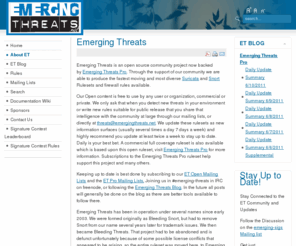 ossrc.net: Emerging Threats
Joomla! - the dynamic portal engine and content management system