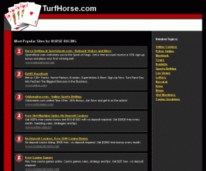 turfhorse.com: TurfHorse.com | Turf Horse
