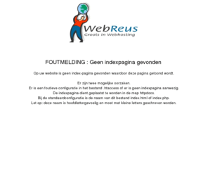 bruinenberg.org: WebReus Webhosting - geen indexpagina
