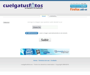 cuelgatusfotos.es: Bienvenido a cuelgatusfotos.es - .
