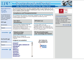 deutschesarztportal.com: Deutsches Arzt Portal: HOME - LOGIN
Deutsches Arzt Portal