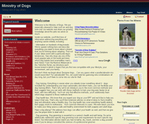 ministryofdogs.com: Ministry of Dogs | Taking care of dog affairs.

