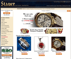 sassybaxstore.com: Men's Watches, Women's Watches, and Jewelry at Stauer.com
Stauer offers a wide variety of men's and women's watches: manual winds, automatics, and quartz. Stauer also has an extensive line of Jewelry, including DiamondAura.