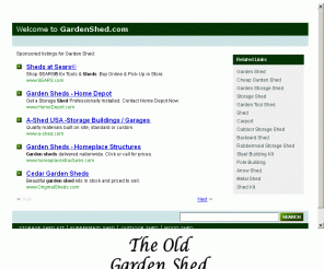 gardenshed.com: The Old Garden Shed Home Page
