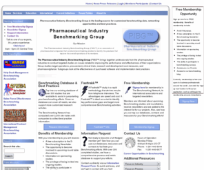 pibg.org: Pharmaceutical Industry Benchmarking Group :: The Benchmarking Network leads Benchmarking (Best Practices) studies worldwide, provides benchmarking measures and metrics, training in benchmarking, research and implementation in support of improvement and reengineering responses to benchmarking studies.
