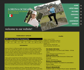 lorena-ochoa.com: Lorena Ochoa Website - World's #1 in Women's Golf!
Features latest news, pictures and statistics...