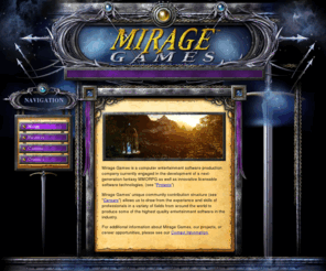 miragegames.biz: Mirage Games - Home
World-class entertainment software production