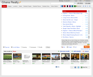 ghanarealty.net: Ghana Realty
Ghana Realty on WN Network delivers the latest Videos and Editable pages for News & Events, including Entertainment, Music, Sports, Science and more, Sign up and share your playlists.
