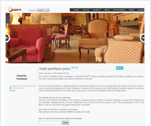 pantheon-paris-hotel.com: Hotel Pantheon Paris
Book your room in the Hotel Pantheon Paris.
