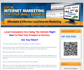 sloan.ca: Sloan Media: Toronto Local Internet Marketing For Your Small Business
Local Consumers Are Using The Internet Right Now To Find Your Product or Service. Are You There? You Can't Afford Not To Be Findable In Today's Market Small...