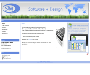 stmsoftware.de: [STM] Software   Design - Home
[STM] Software   Design. Ihr Partner für individuelle und innovative Softwarelösungen.