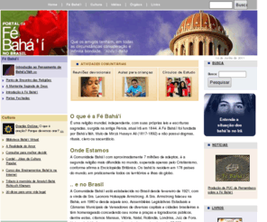 bahai.org.br: Fé Bahá'í - Comunidade Bahá'í do Brasil
