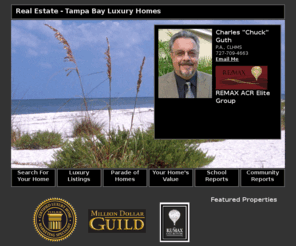 pinpointahome.com: Tampa, Clearwater, and New Port Richey, FL Real Estate  Charles Guth
Tampa, FL real estate and homes for sale in Clearwater and New Port Richey. Your Tampa FL real estate resource center, find MLS listings, condos and homes for sale in Tampa FL