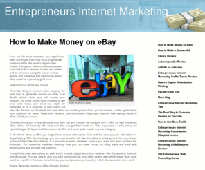 entrepreneursinternetmarketing.com: Entrepreneurs Internet Marketing, Business Marketing, SEO, Pay Per Click
Entrepreneurs Internet Marketing: Find the best Business Marketing, Internet Marketing Strategies and others.  Read reviews of the latest SEO techniques.