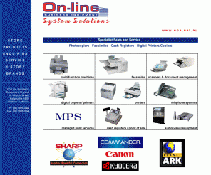 onlinebe.com.au: 
On-Line Business Equipment

Online Business Equipment - Official Website