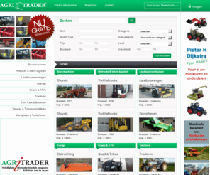 agritrader.cz: Agri Trader - Nabídka zemědělské, stavební, lesní a užitkové techniky z celé České a Slovenské republiky
Buy and sell your new or used equipment, machine, tractor. Find many machines from John Deere, Case, Kubota, Claas on agritrader.nl.