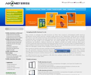 alprofilescn.fr: Profilé aluminium,Profilé aluminium de porte,Profilé aluminium de fenêtre,HaoMei
HaoMei est un fabrication de profilés aluminium pour l'architecture et de profilé aluminium pour l'industrie. HaoMei aluminium vous garantie la qualité de ses produits pour une longue durée, et nous sommes les premiers de l'industrie en Chine a avoir obtenu la certification ISO9001:2000, ainsi que d'autres. Nous avons également obtenu une authentification de l'union internationale, et d'autres prix d'honneur. Nous sommes dotés d'un excellent système de service après vente. Soyez la bienvenue pour choisir nos produits.