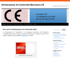 dichiarazione-conformita.com: Dichiarazione di Conformità Marcatura CE | Informazioni sull' utilità, i limiti, le necessità e l’obbligo della Marcatura e del Marchio CE
