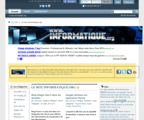 informatique.org: www.informatique.org - Le site informatique.org
Le site d'actualité dans le monde informatique