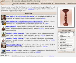 johnsturn.com: A New England Woodturner
Dedicated to the art and craft of woodturning from Shrewsbury in New England