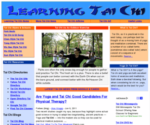 learning-tai-chi.info: Learning Tai Chi
Useful information about learning tai chi - a powerful martial art as well as a health enhancing exercise.
