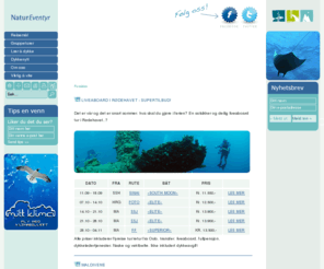 natureventyr.com: Dykkereiser over hele verden | Natureventyr AS
Dykkereiser over hele verden med NaturEventyr AS, Norges eneste turoperatør som er spesialisert på dykkeferie.