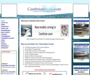 rinker.co.uk: Cambrian Boat Centre Ltd
Cambrian Boat Centre Ltd, supply Rinker power boats, new and used boats, Warrior, Mercruiser. If it's in the water we sell it! 