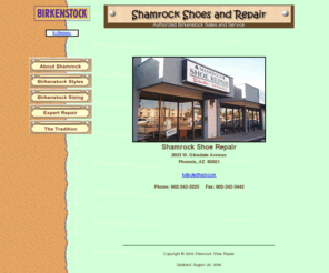 shamrockshoes.com: Shamrock - Birkenstock Sales & Repair
Birkenstock sales and shoe repair