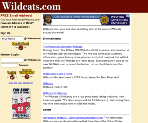 wildcats.com: Wildcats.com - Wildcats Around the World
Your one stop Wildcats launching site for the various wildcats around the world.