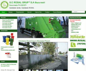 rosalploiesti.ro: Rosal Ploiesti ofera servicii de salubrizare, deszapezire si curatenie
Rosal Ploiesti - Creat pentru protectia mediului