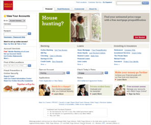 wellsfago.com: Wells Fargo Home Page
Start here to bank and pay bills online. Wells Fargo provides personal banking, investing services, small business, and commercial banking.