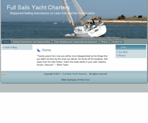 fullsailscharters.com: Full Sails Yacht Charters: Home
