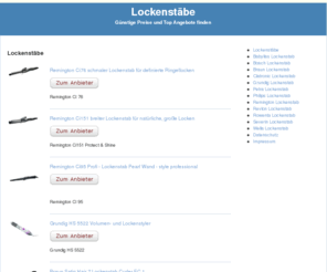 lockenstaebe.org: » Lockenstäbe » Günstige Angebote
Lockenstäbe » Top Angebote zum günstigen Preis