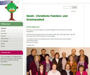 nestli-familie.org:  Startseite |  Nestli - Christliche Familien- und Seminararbeit
Nestli Website - Verein für christliche Familien- und Seminararbeit