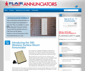 wireless-annunciator.com: Flair Annunciators | The most flexible and functional on the market
Flair annunciators and security electronics accessories are the most flexible and functional on the market