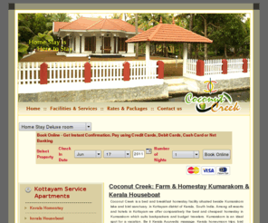 coconutcreek.co.in: Bed & Breakfast, Homestay, Houseboats: Kumarakom, Kottayam | Coconut Creek, Kerala
Coconut Creek is a bed and breakfast (b&b), homestay in Kumarakom, Kottayam, offering Kerala houseboats, backwater tours, holiday packages, honeymoon trips