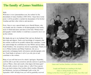 jamessmithies.com: The family of James Smithies
