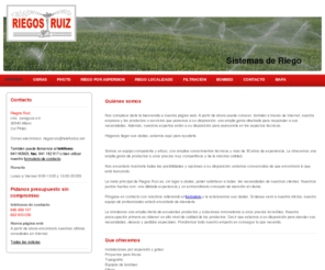 riegos-ruiz.com: Empresa - Maquinaria y Riegos Hermanos Ruiz S.L.
{{company_name}}, su empresa de confianza en {{city}}