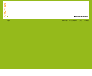 gestaltungmt.ch: GESTALTUNG - Ihre Partnerin für Webdesign und Grafik
GESTALTUNG, Ihr Partner fuer Webdesign, Grafik und Desktop-Publishing in CH-Rheinfelden. Beachten sie unsere Spezialangebote: Visitenkarten zu Tiefstpreisen und originelle Weihnachtskarten!