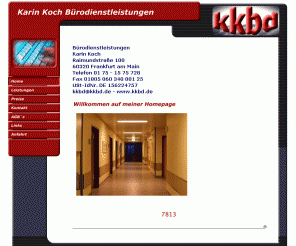 kkbd.de: Karin Koch Bürodienstleistungen
Professionelle Hilfe bei allen Büroarbeiten. Von A wie Ablage bis Z wie Zahlungsverkehr.