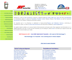 teodolitos.com: Swisstek Inc
Kern, Zeiss, Wild and Leica: All E1/E2/DKM2-A & Eth2/Elta Theodolites Calibrated-Repaired-Serviced-Bought-Sold-Traded