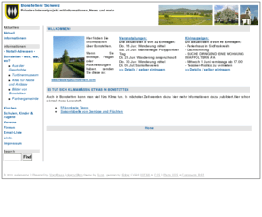 bonstetten.info: Informationen ber Bonstetten / Schweiz
Private Homepage mit Informationen, Links, Bildern und Adressen zum Dorf Bonstetten im Suliamt in der Nhe von Zrich, CH-8906 Bonstetten, Bonstetten/CH,Partnergemeinde von Bonstetten/D