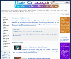 haircrazy.biz: HairCrazy.info - A guide to alternative hair styling
Looking for some hair inspiration? Here you'll find a huge number of articles on all aspects of alternative hair styling ...